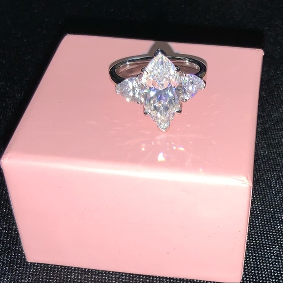 3ct Marquis Cut Ring - Picture 14 of 15